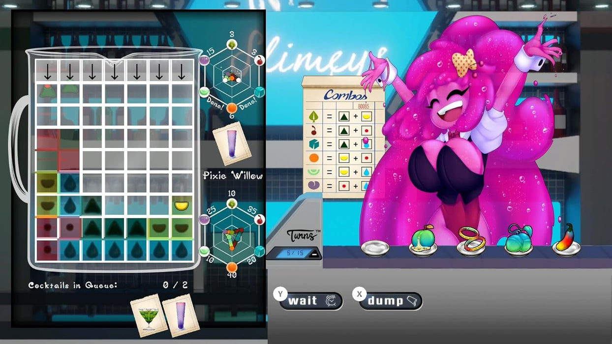 Slime Girls Smoothies (Nintendo Switch) Game including EXCLUSIVE in-game adult content and 8 double-sided art card.