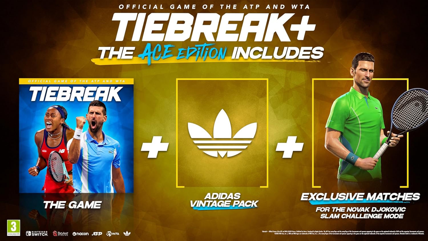 TIEBREAK+: Official Game of the ATP and WTA - ACE Edition (Nintendo Switch