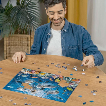 Ravensburger - Legpuzzel Dolfijnen in het Koraalrif 500st.