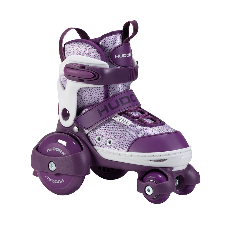 HUDORA My First Quad Rolschaatsen in verschillende maten en kleuren - hoogwaardige rolschaatsen voor kinderen tot 20 kg - kinderrolschaatsen in grootte verstelbaar - veilige rollerskates voor