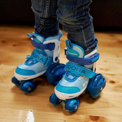 Hudora - HUDORA Rolschaatsen My First Quad Blauw Maat 26-29