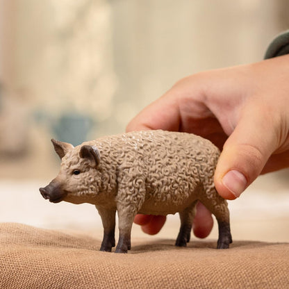 schleich 14892 Wollschwein, ab 3 Jahren, Farm World - Spielfigur, 3 x 10 x 6 cm