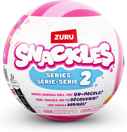 Snackles serie 2 5-inch ZURU Cuddly Squishy Comfort 5 inch pluche met gelicentieerde snack merk accessoire willekeurige selectie