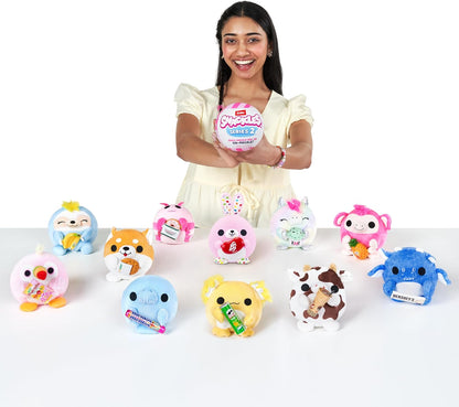 Snackles serie 2 5-inch ZURU Cuddly Squishy Comfort 5 inch pluche met gelicentieerde snack merk accessoire willekeurige selectie