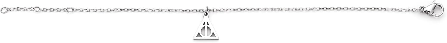 Harry Potter Heiligtümer des Todes Edelstahl Silberkette Armband, Einheitsgröße, Edelstahl, Kein Edelstein