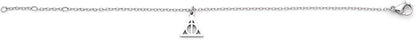Harry Potter Heiligtümer des Todes Edelstahl Silberkette Armband, Einheitsgröße, Edelstahl, Kein Edelstein