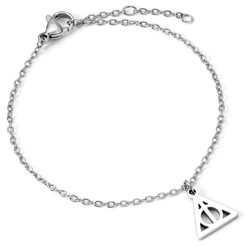 Harry Potter Heiligtümer des Todes Edelstahl Silberkette Armband, Einheitsgröße, Edelstahl, Kein Edelstein