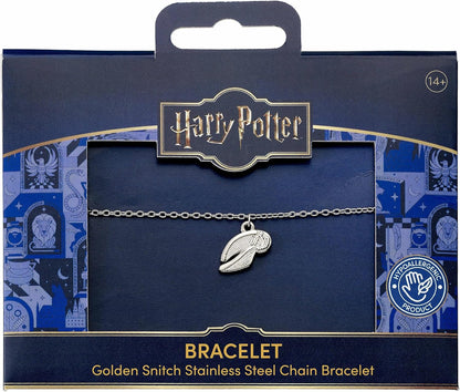 Harry Potter - Golden Snitch Stainless Steel Chain Bracelet