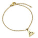 Harry Potter Deathly Hallows Gold Chain Bracelet
