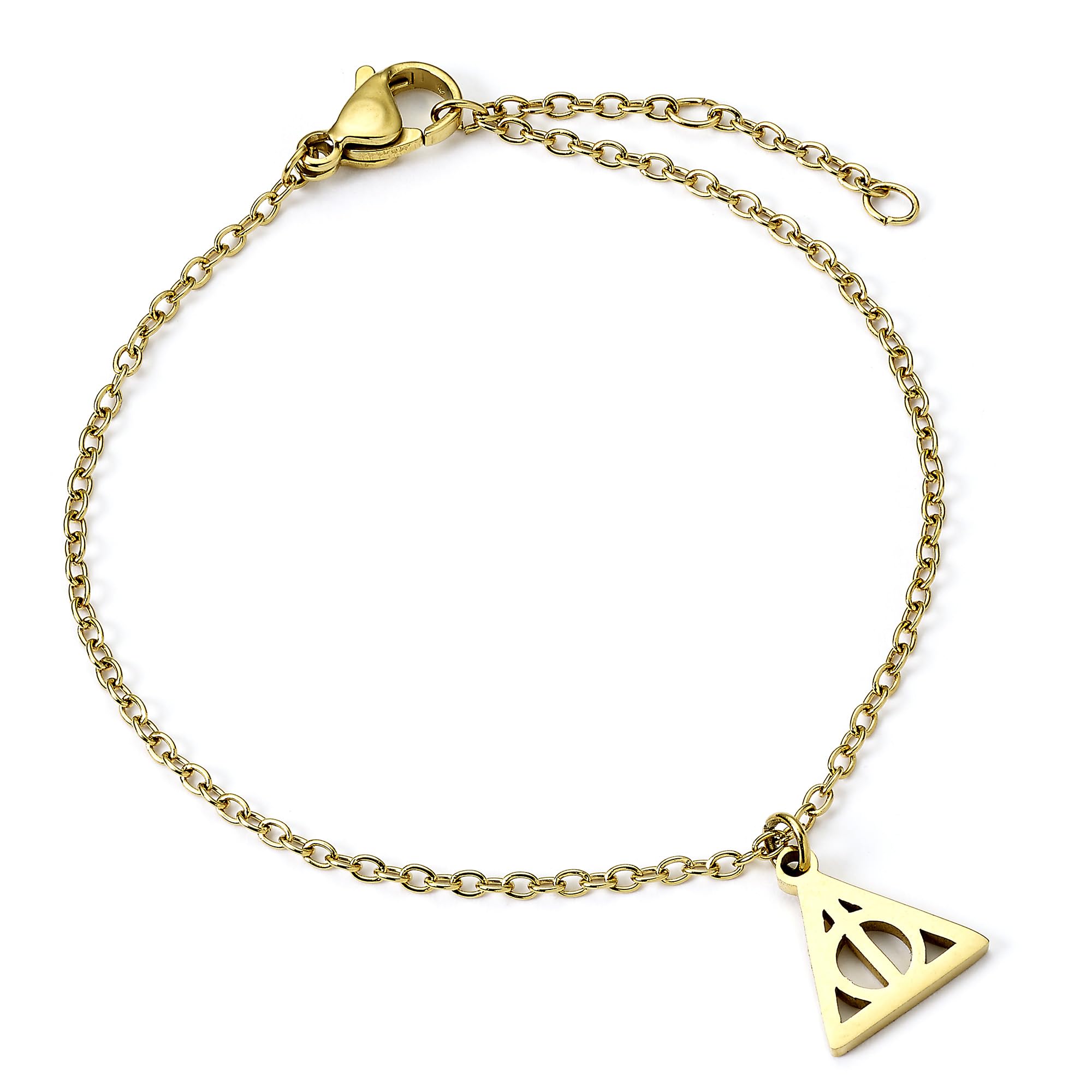 Harry Potter Deathly Hallows Gold Chain Bracelet