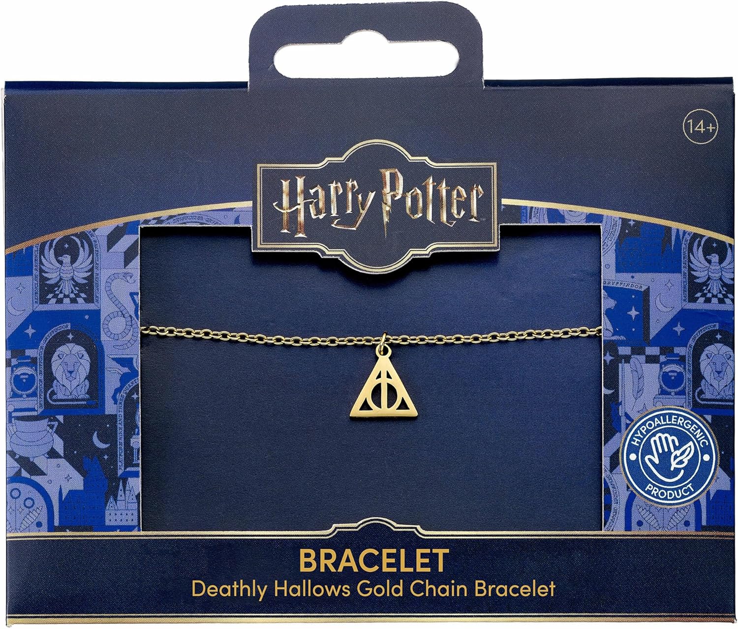 Harry Potter Deathly Hallows Gold Chain Bracelet