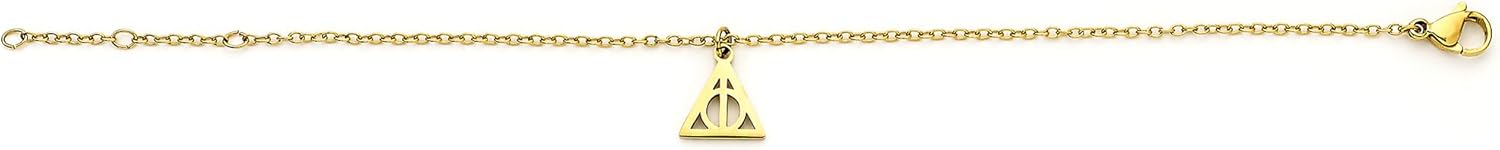 Harry Potter Deathly Hallows Gold Chain Bracelet