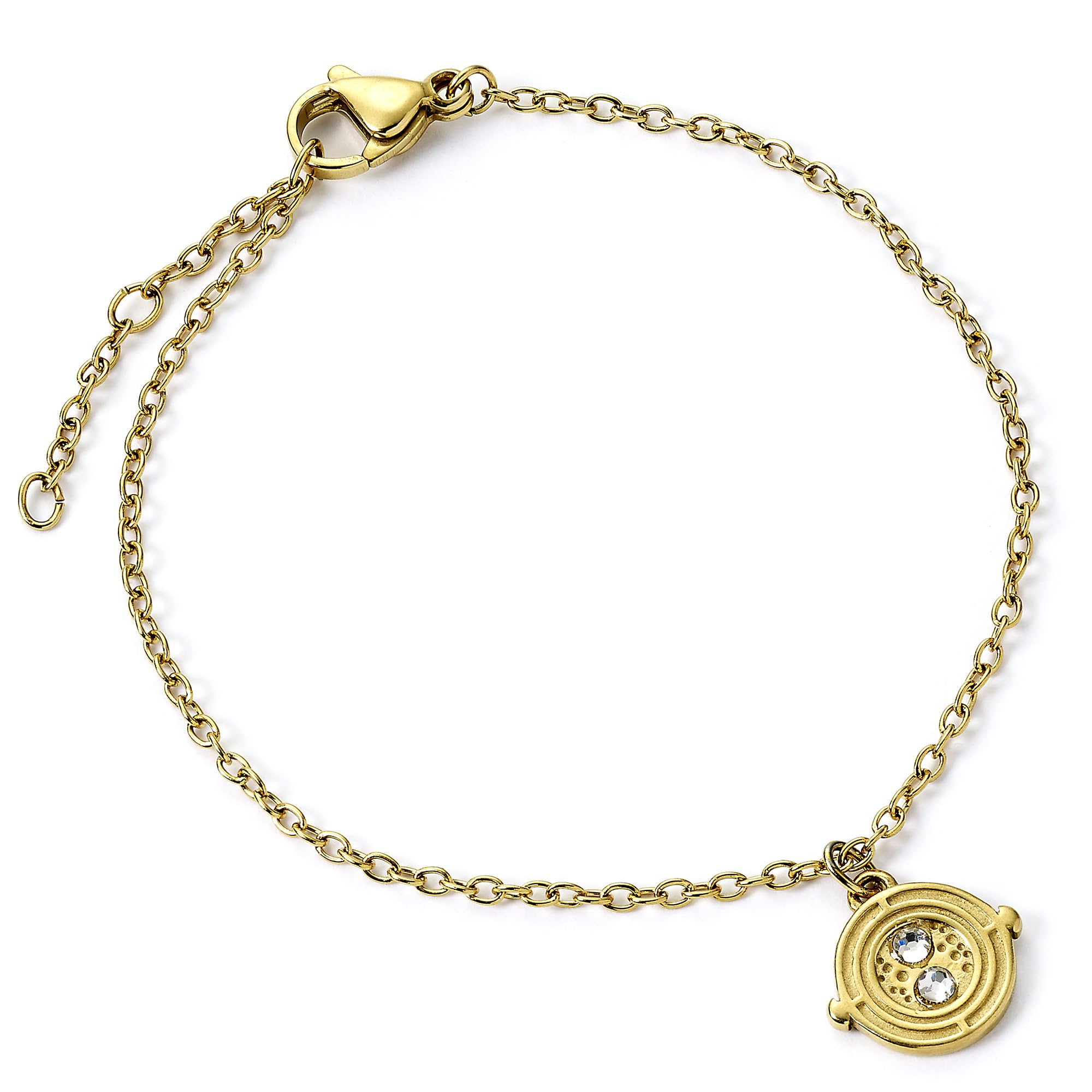Harry Potter Time Turner Gold Chain Bracelet