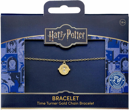 Harry Potter Time Turner Gold Chain Bracelet