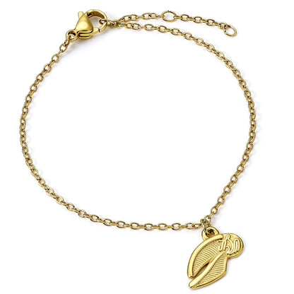 Harry Potter Golden Snitch Gold Chain Bracelet