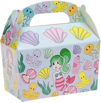 DUCKIEZ 1 pak van 12 Mermaid Treatboxen. Treatbox is perfect om te vullen met speelgoed en snoep voor elk feest of evenement!