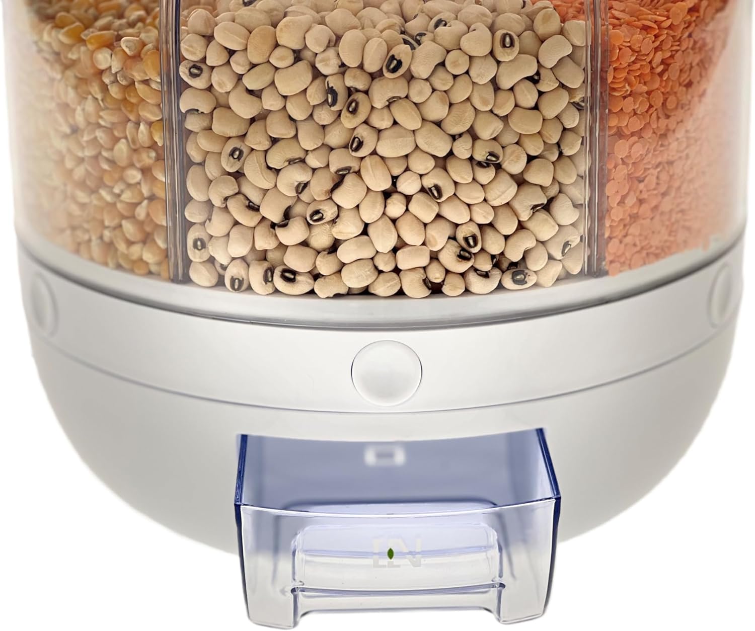 Rotating Food Dispenser With 6 Compartments