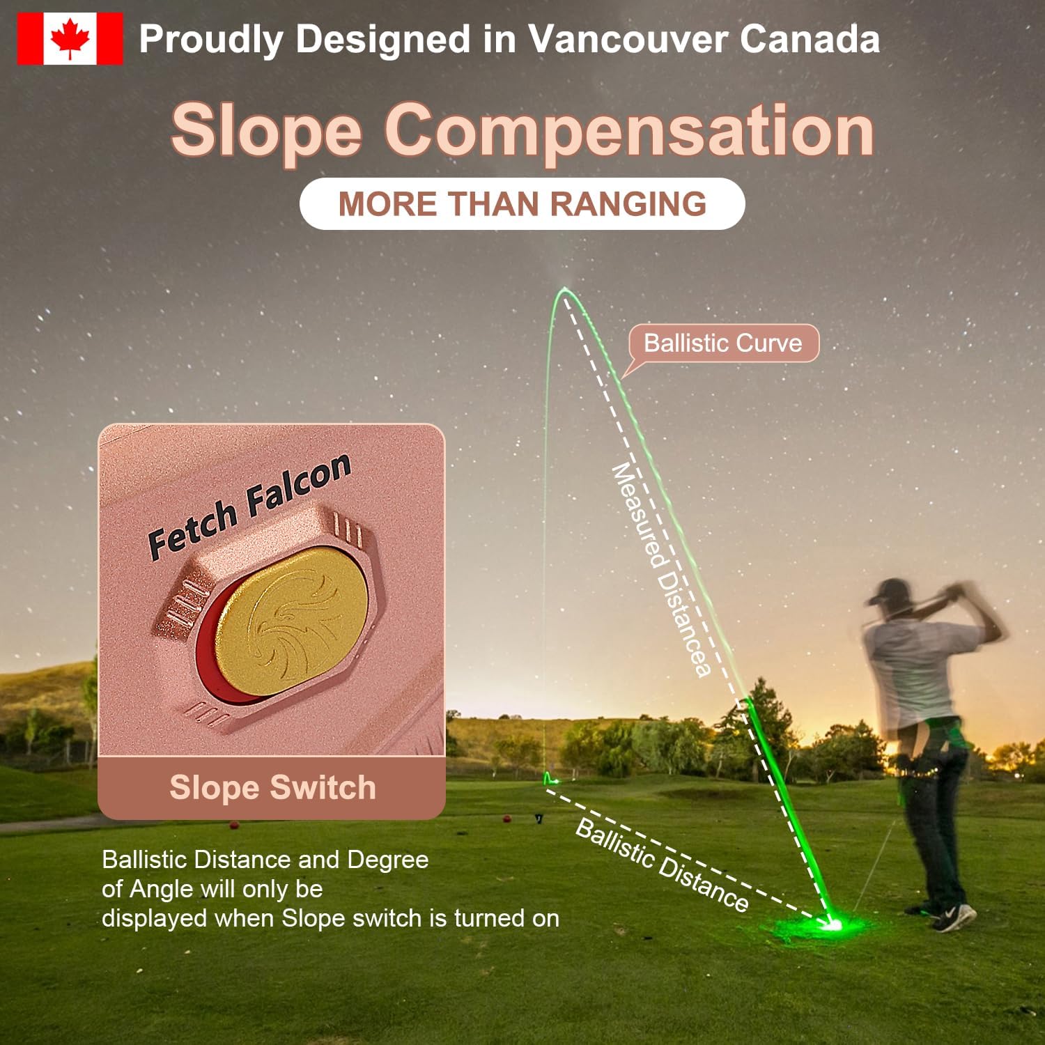 HD LCD Rechargeable Golf Range Finder Sport Laser Hunting, Powerful Magnet 1200 Yards with 6X MagnificationLightweight, Slope Ultra-Clear View, Vibration & Flag-Lock & Pin-Seeker