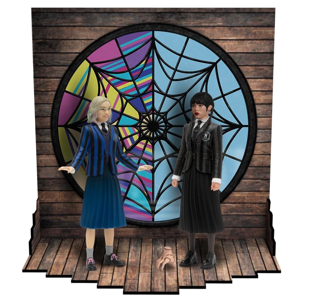 Wednesday figurines 5 Points Wednesday & Enid Boxed Set 10 cm