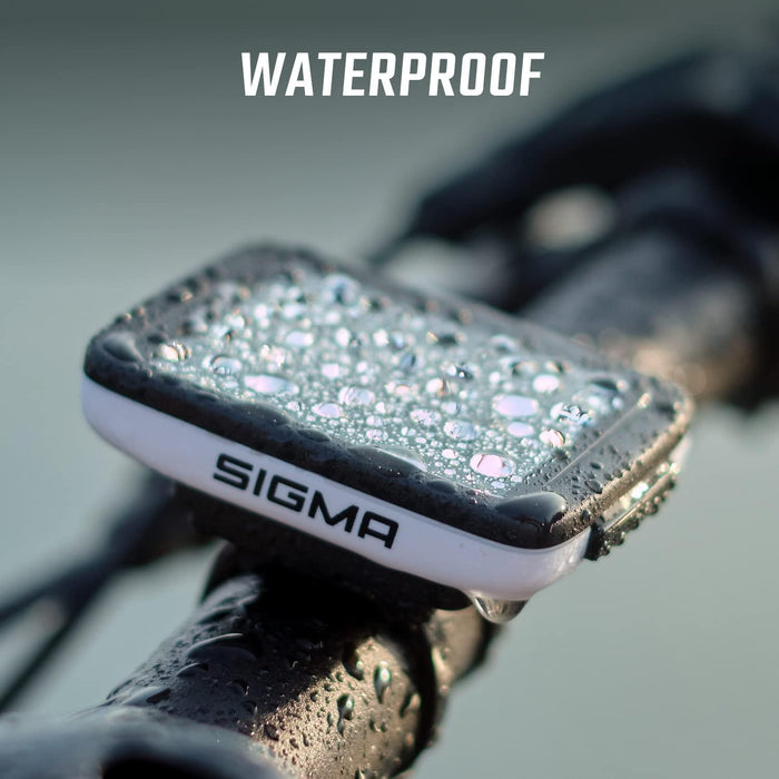 Sigma Sport BC 10.0 WL, wireless bicycle computer with numerous functions, bike computer for the highest demands, easy to use with large buttons and a clear display