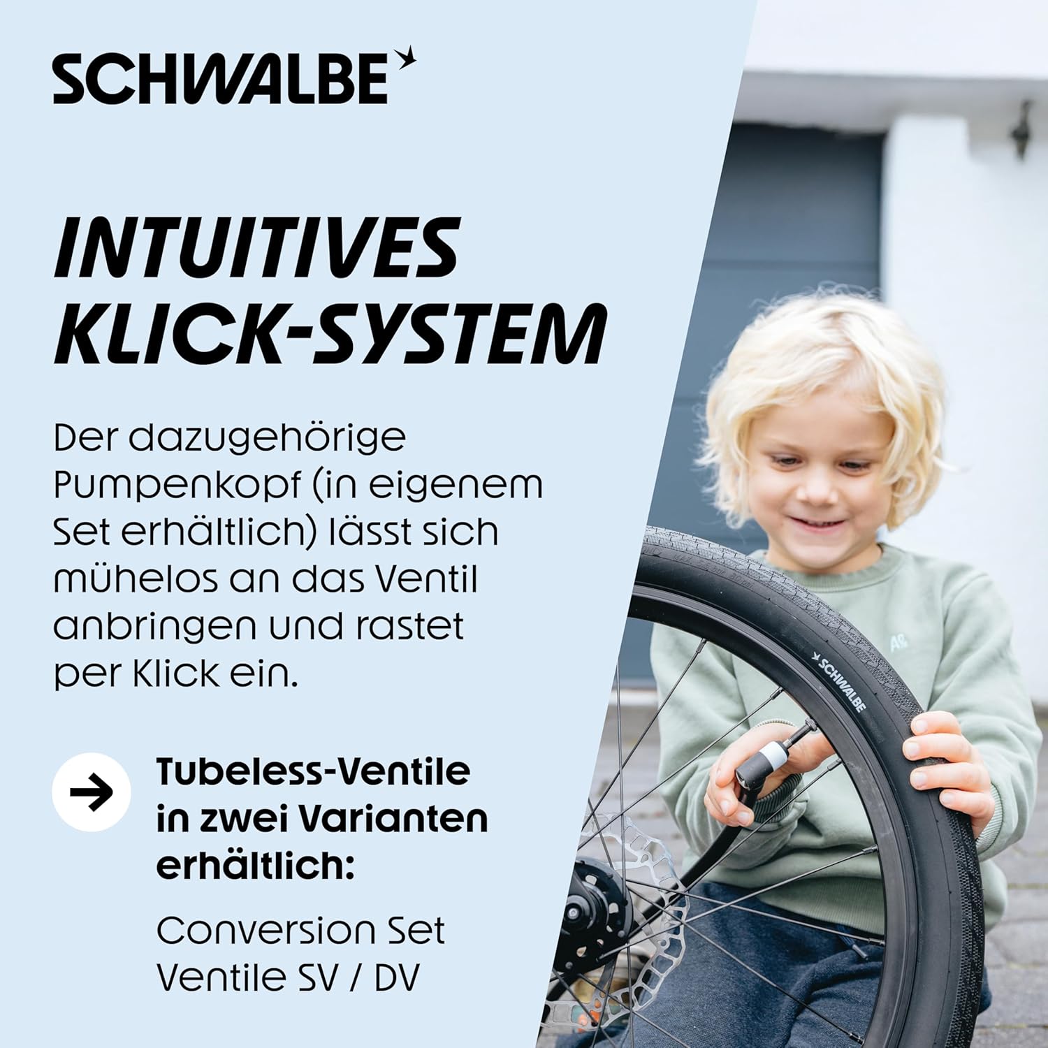 Schwalbe Clik Valve Conversion Kit PV-SCV Valve Only
