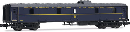 Arnold HN4486 Ciwl, 3-Unit Pack Sud-Expreso, Set 1:2 (Dd3 with Aa 5000 Green With Bellows with Wl), Ep III-IV Passenger Coach Packs