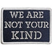 Slipknot Patch We Are Not Your Kind Stencil Band Logo Official woven iron on Taglia unica