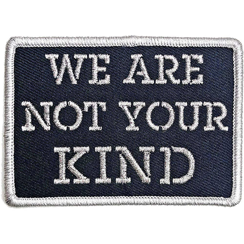 Slipknot Patch We Are Not Your Kind Stencil Band Logo Official woven iron on Taglia unica