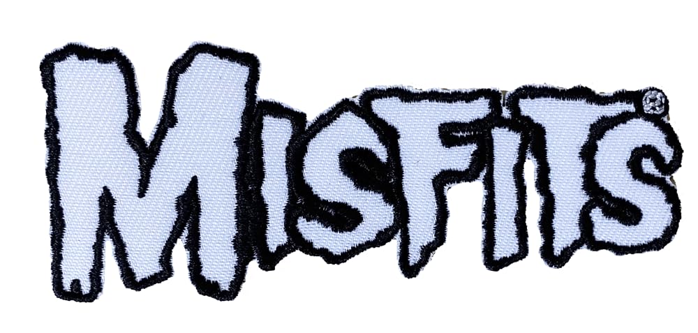 Misfits, MISFITS, LOGO CUT-OUT, Embroidered Patch, Patch