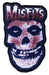 Misfits, MISFITS, BLOOD DRIP SKULL, PRINTED PATCH, PATCH