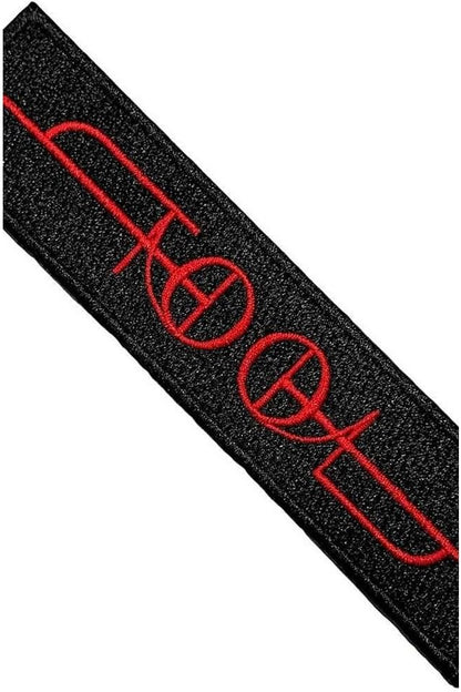 Tool Toppa termoadesiva con logo Fear Inoculum, nero/rosso, Taglia unica