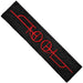 Tool Toppa termoadesiva con logo Fear Inoculum, nero/rosso, Taglia unica