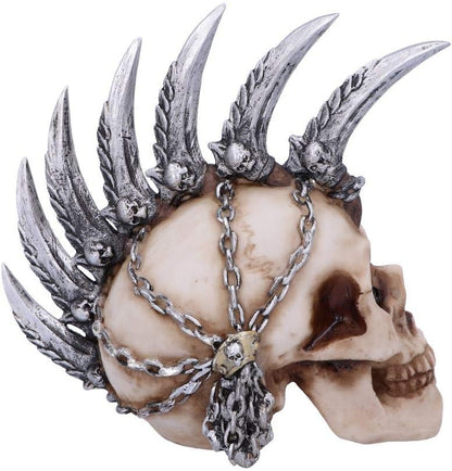 Nemesis Now U4945R0 Lama a catena Mohican Mohawk Coltello Cranio Ornamento