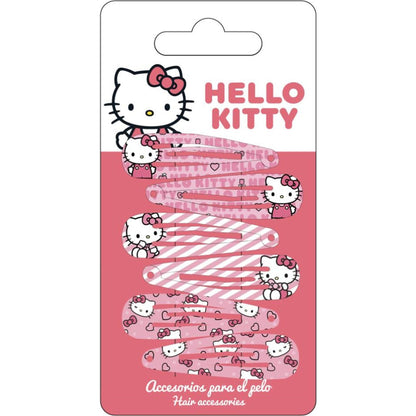 Hello Kitty - 6 Hair Clips