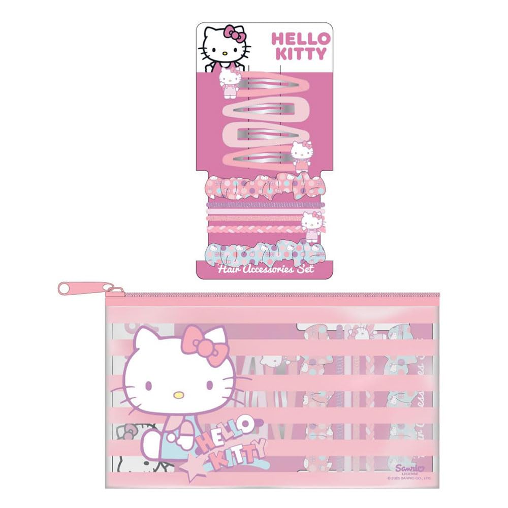 Hello Kitty - Hair Accessories Set Pink