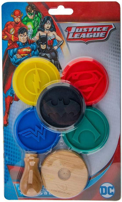 Cinereplicas DC Comics - Tampons à Biscuits Justice League (Set de 5) - Licence Officielle