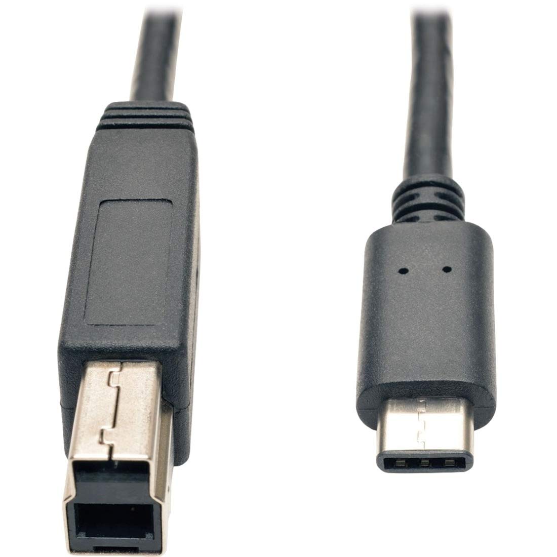 Tripp Lite USB 3.1 Gen 2 Cable 10 Gbps USB-C to USB-B, Thunderbolt 3, (M/M), 0.91 m (U422-003-G2