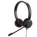 Jabra Evolve 30 II, Unified Communications Certified Stereo Corded Headset with Call Control Unit, Noise-cancelling microphone, LED indicators, excellent sound quality - USB-C/A, Black