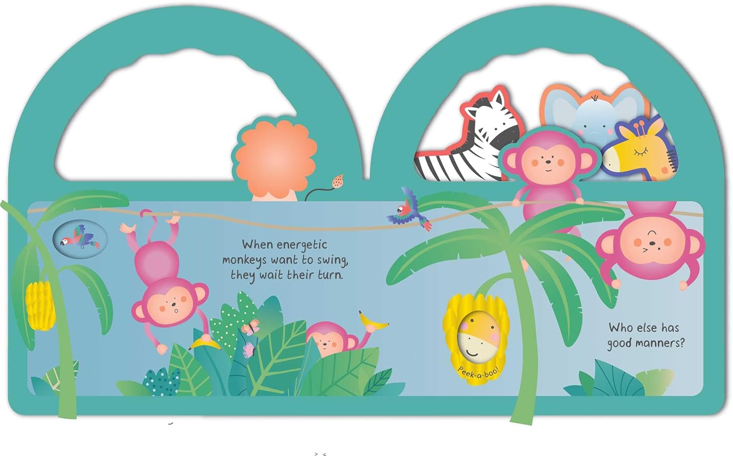 We Can Say Please: My First Peek-A-Boo Book: Board Book with Handle (Baby's World