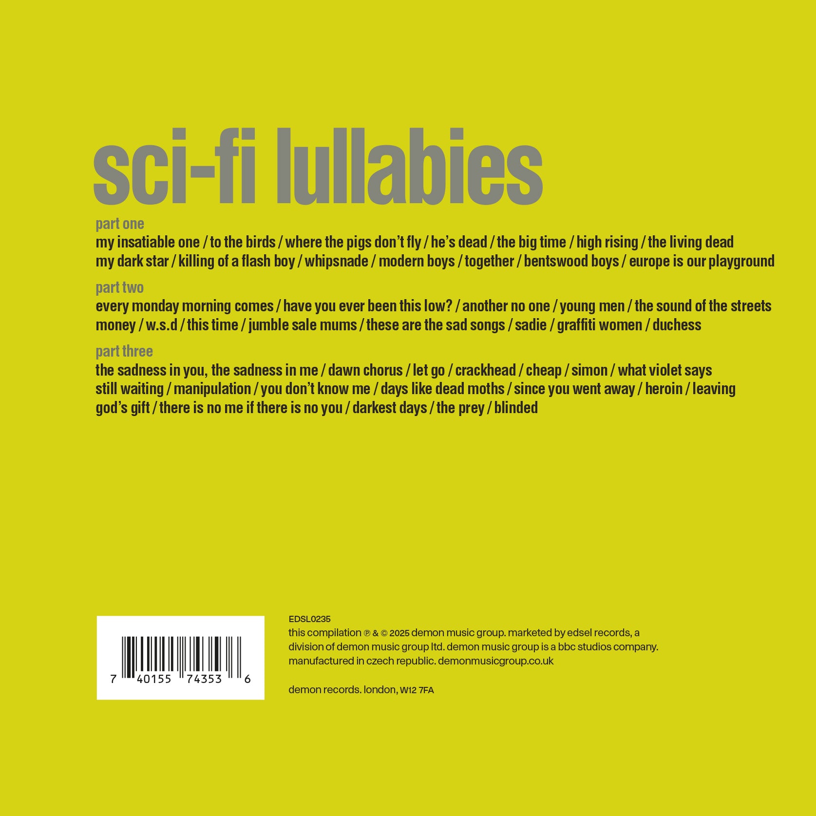 Sci-fi Lullabies