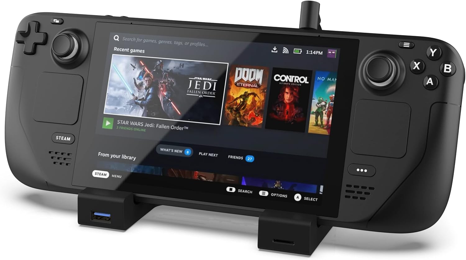 Nyko Steam Deck Power Dock 7-In-1 Usb-C Docking Station