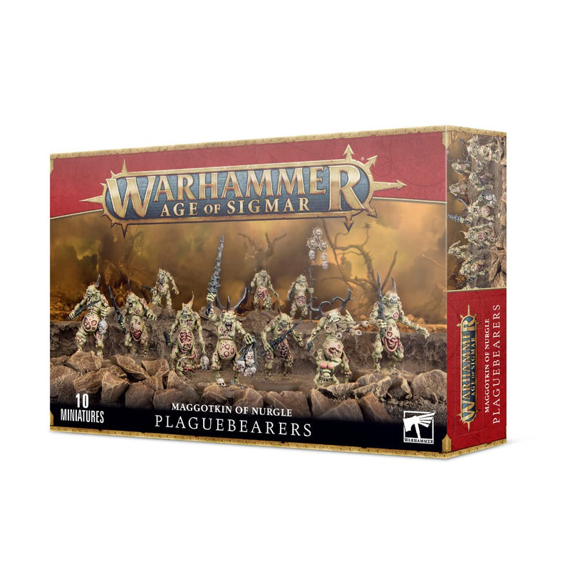 Games Workshop-Maggotkin Kit de plástico Daemons of Nurgle Plaguebearers, Multicolor, Small (99129915039
