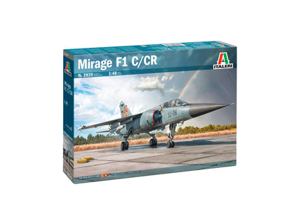 Italeri Mirage F.1 2839 1:48 - Kit per modellismo, modellismo da pavimento, artigianato, hobby, incollaggio, kit di costruzione in plastica, dettagliato, grigio