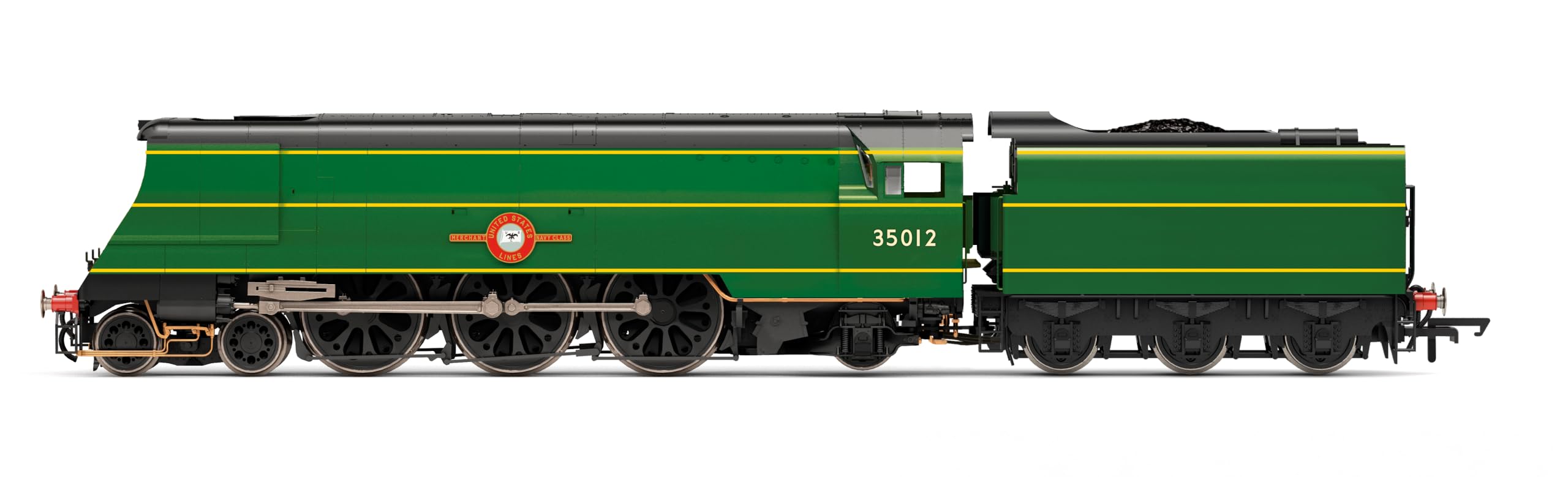 Hornby R3860 BR Merchant Navy Class 4-6-2 35012 United States Lines - Era 4 Passenger Coaches Coaches & Coach Packs