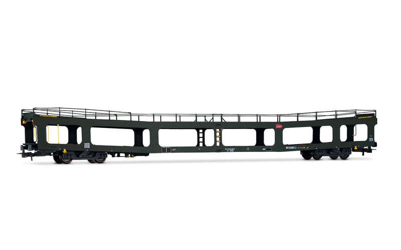 Jouef HJ4189 SNCF, DD DEV 66 car transporter, 2nd series, green with white logo Carmillon, ep. VI Passenger Coaches
