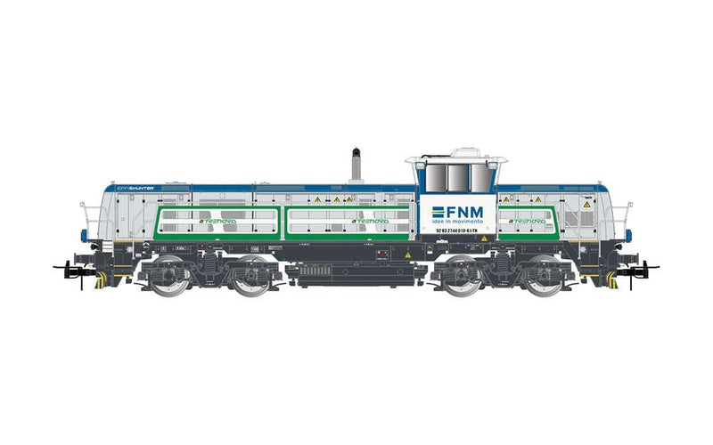 Rivarossi HR2924S FNM/Trenord, diesel locomotive Effishunter 1000, grey/blue/green, ep. VI, with DCC sound decoder Diesel Locomotive