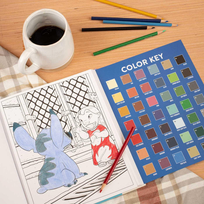 Disney Stitch Color-By-Number