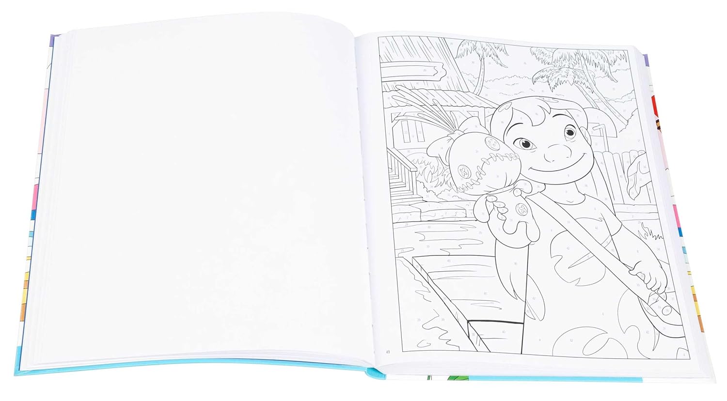 Disney Stitch Color-By-Number