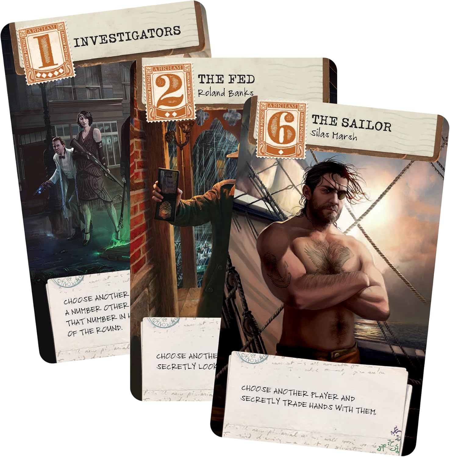 Z-Man Games | Arkham Horror: Lovecraft Letter | Card Game | Ages 14+ | 2-6 Players | 20+ Minutes Playing Time