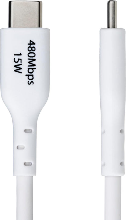 StarTech.com Câble de Charge USB-A vers USB-C de 2m, Charge et Synchronisation, 3A, USB 2.0, Gaine TPE - Cordon de Charge USB